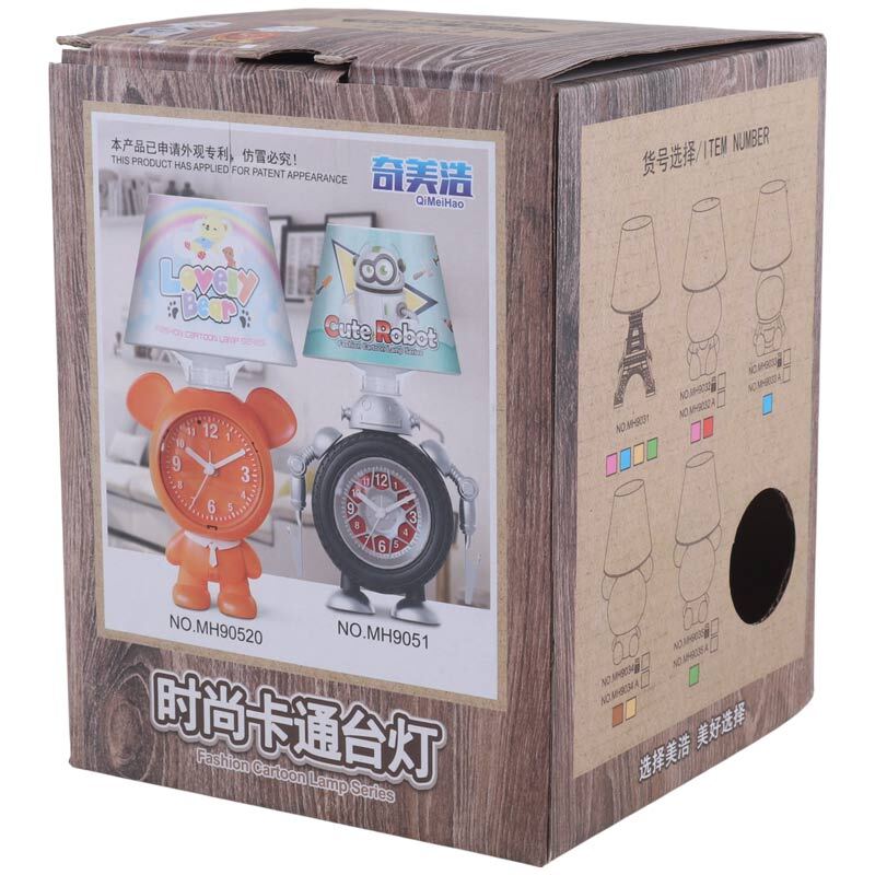 چراغ خواب و ساعت رومیزی زنگ دار Qimeihao