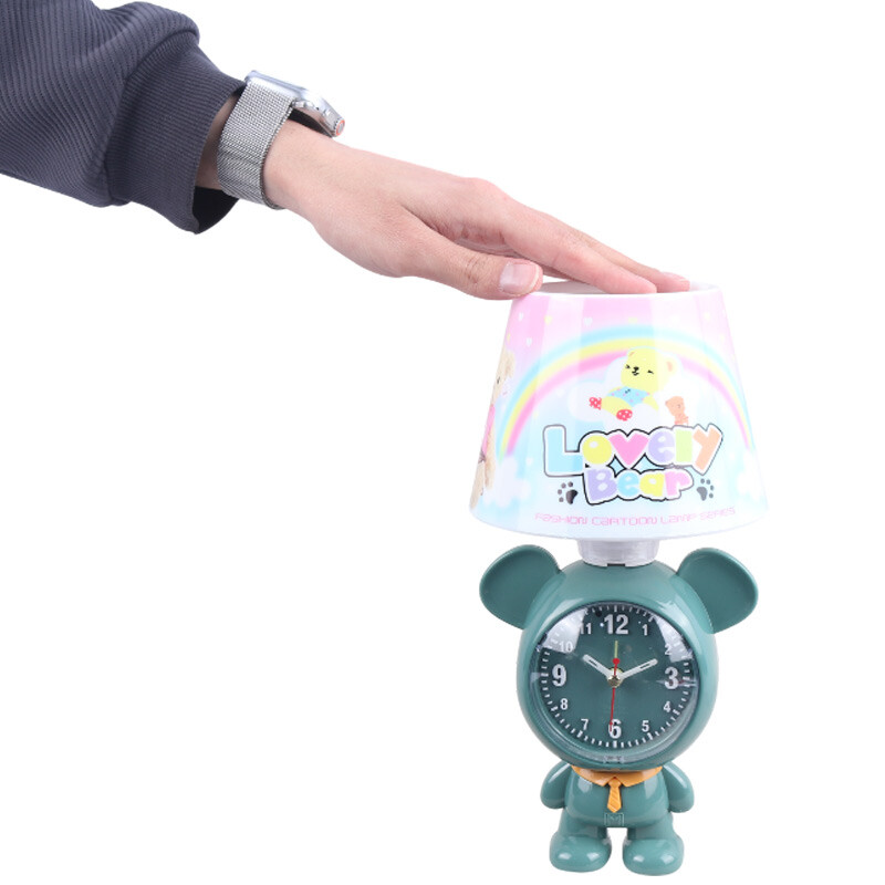 چراغ خواب و ساعت رومیزی زنگ دار Qimeihao