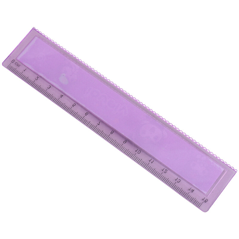 خط کش پلاستیکی طرح عروسکی NO.9215 15cm