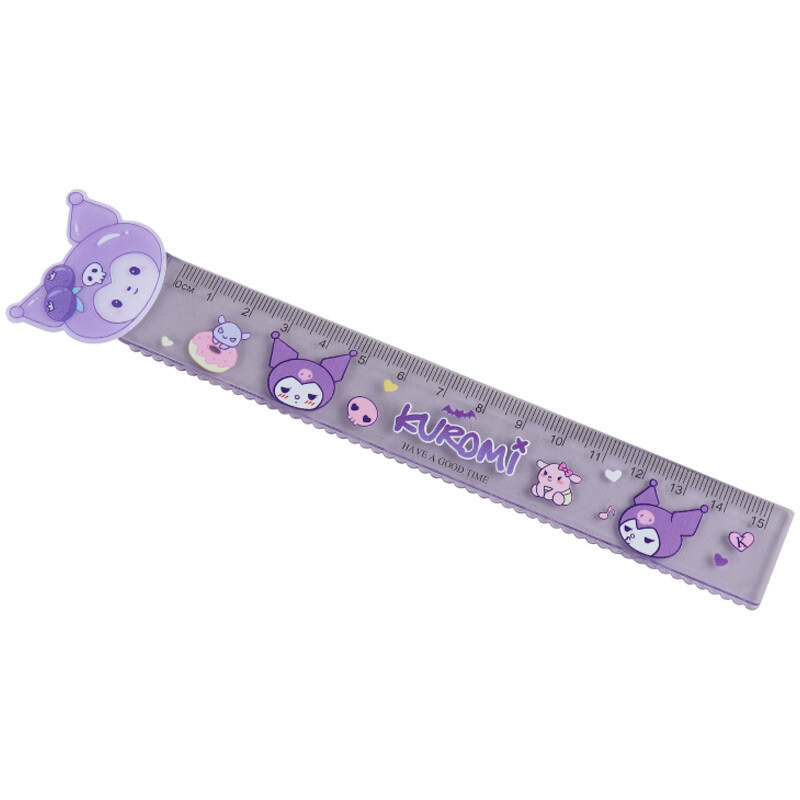 خط کش پلاستیکی طرح عروسکی LB-9525 15cm