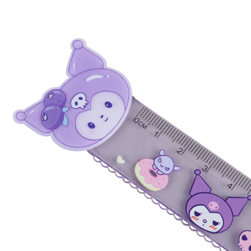 خط کش پلاستیکی طرح عروسکی LB-9525 15cm