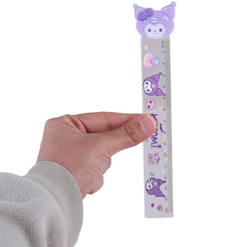 خط کش پلاستیکی طرح عروسکی LB-9525 15cm