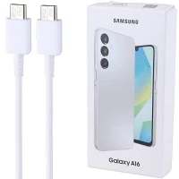 کابل دو سر تایپ سی فست شارژ سامسونگ Galaxy A16 طول 1 متر سرجعبه + جعبه گوشی و سوزن سیم کارت