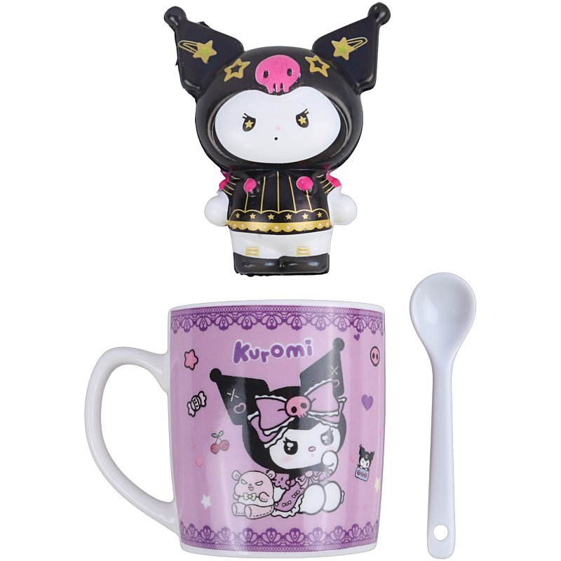 ست ماگ سرامیکی و عروسک طرح کرومی AT-1979