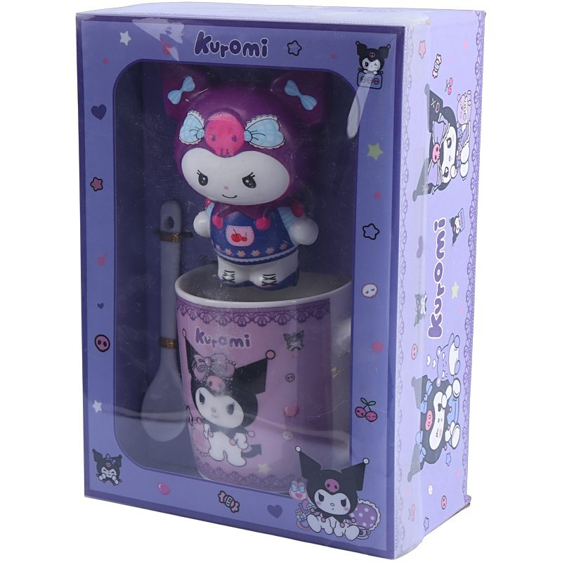 ست ماگ سرامیکی و عروسک طرح کرومی AT-1979