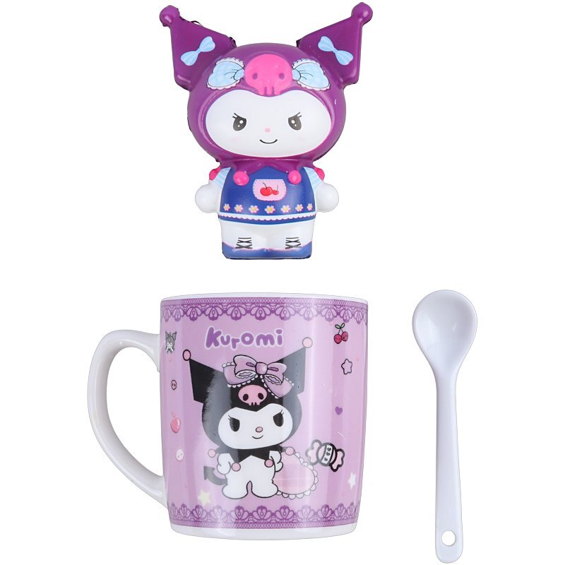 ست ماگ سرامیکی و عروسک طرح کرومی AT-1979