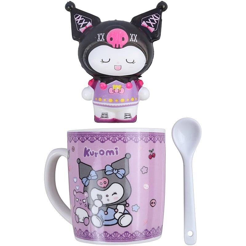 ست ماگ سرامیکی و عروسک طرح کرومی AT-1979