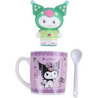 ست ماگ سرامیکی و عروسک طرح کرومی AT-1979