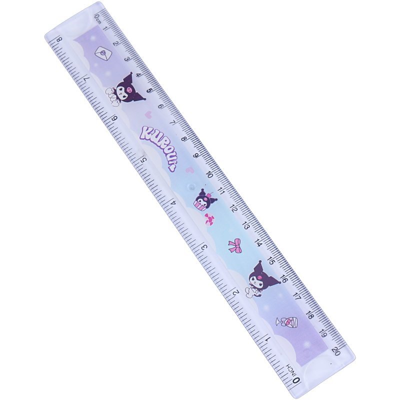 خط کش پلاستیکی طرح عروسکی NO.020 20cm