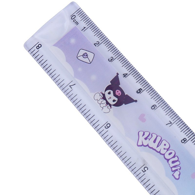 خط کش پلاستیکی طرح عروسکی NO.020 20cm