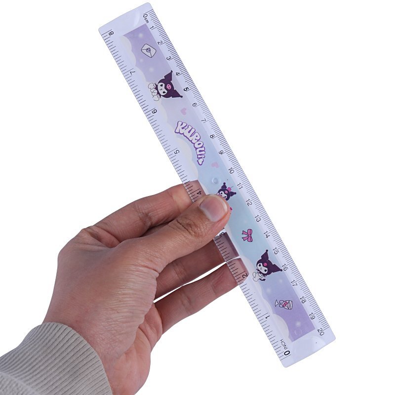 خط کش پلاستیکی طرح عروسکی NO.020 20cm