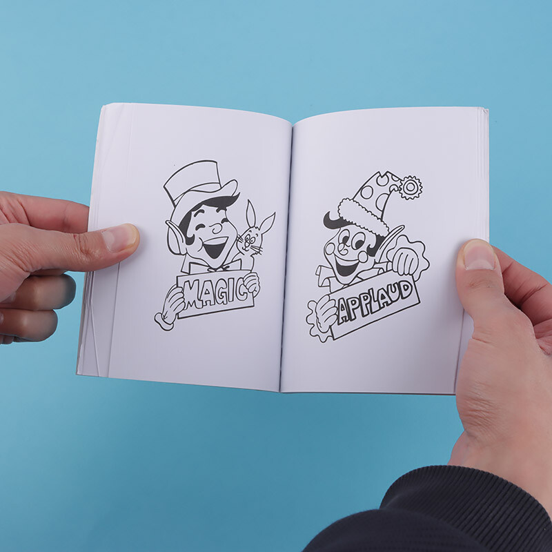 کتاب رنگ آمیزی جادویی شعبده بازی Comedy & Magic