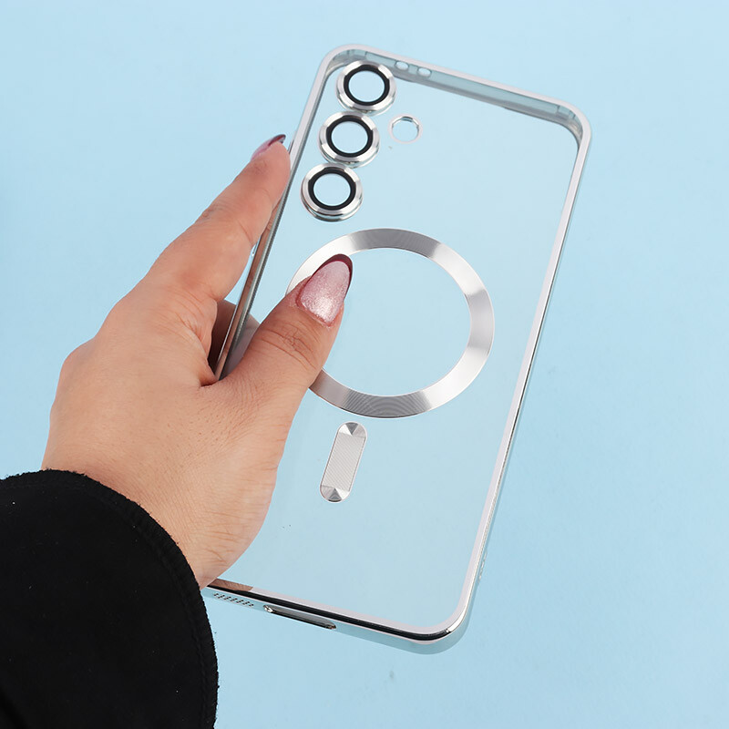 قاب ژله ای مگ سیف سامسونگ Galaxy S24 FE محافظ لنزدار