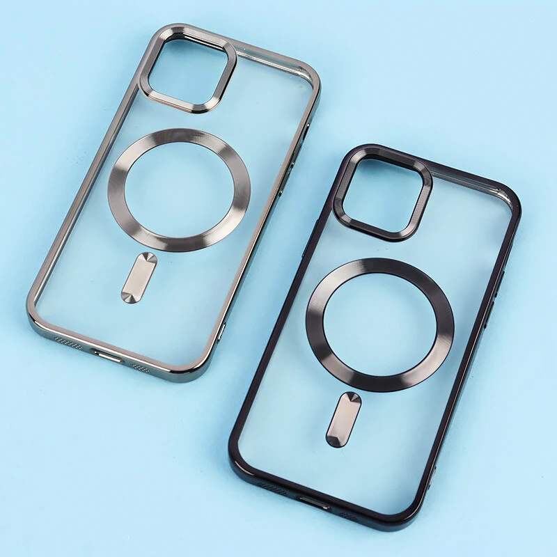 قاب ژله ای مگ سیف آیفون iPhone 12 / 12 Pro دور رنگی