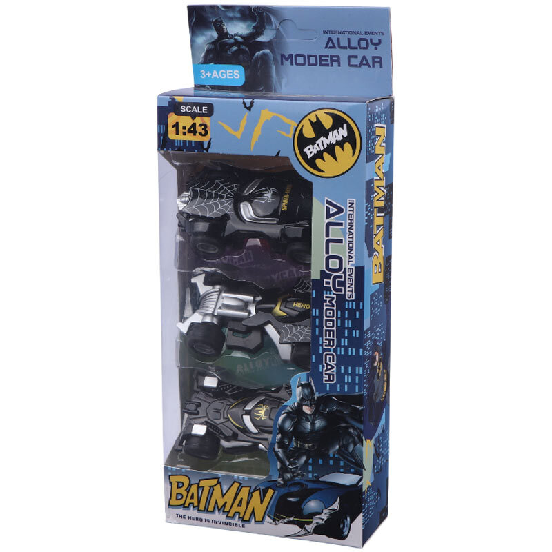 ماشین اسباب بازی فلزی بتمن No.42440-19 بسته 3 عددی