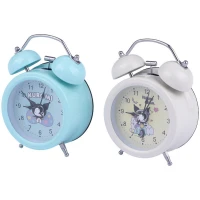 ساعت رومیزی زنگ دار طرح کرومی No.668