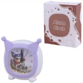 ساعت رومیزی زنگ دار طرح کرومی کد 42455