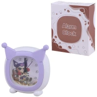 ساعت رومیزی زنگ دار طرح کرومی کد 42455