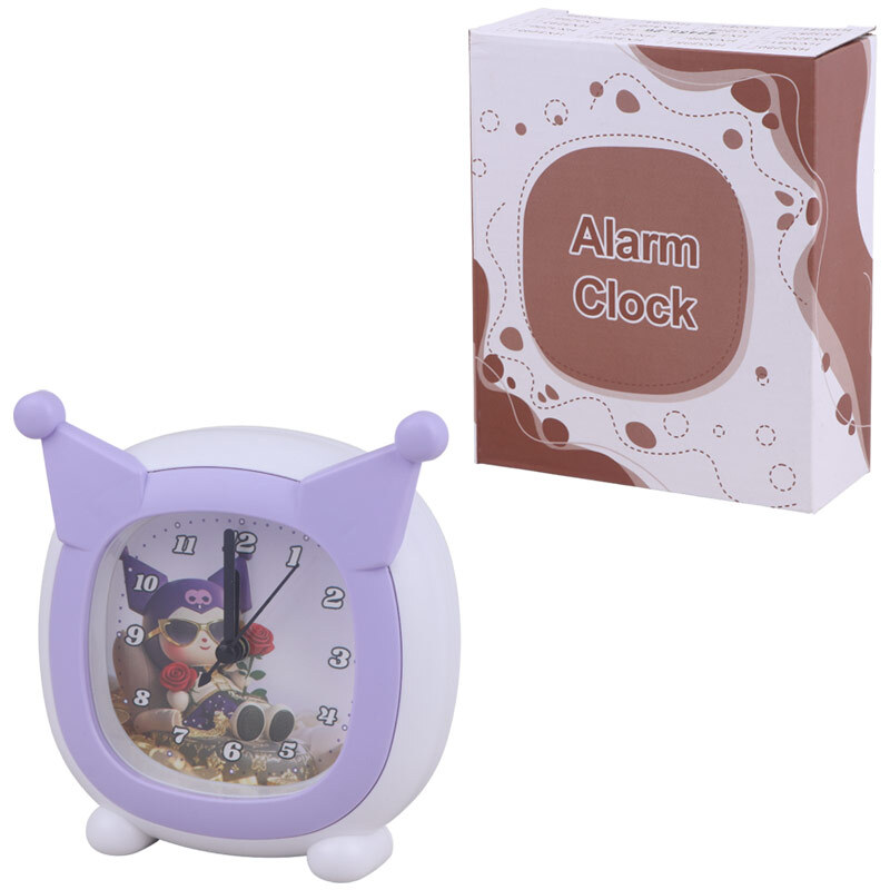 ساعت رومیزی زنگ دار طرح کرومی کد 42455