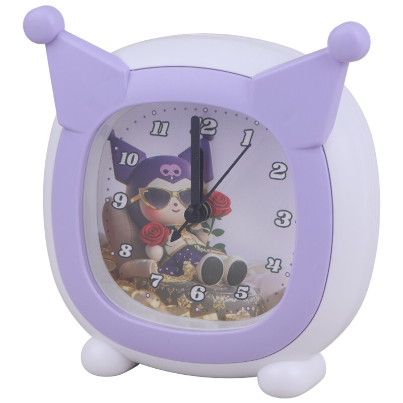 ساعت رومیزی زنگ دار طرح کرومی کد 42455