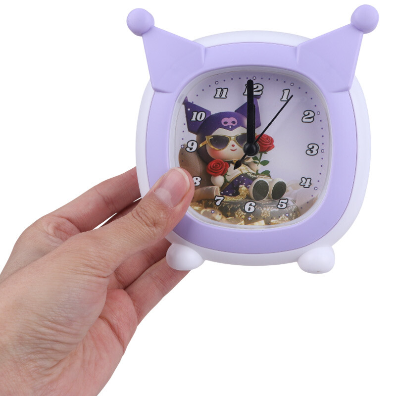 ساعت رومیزی زنگ دار طرح کرومی کد 42455