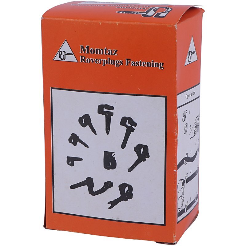 بست کابل رولپلاک دار ممتاز سایز 9 بسته 90 عددی