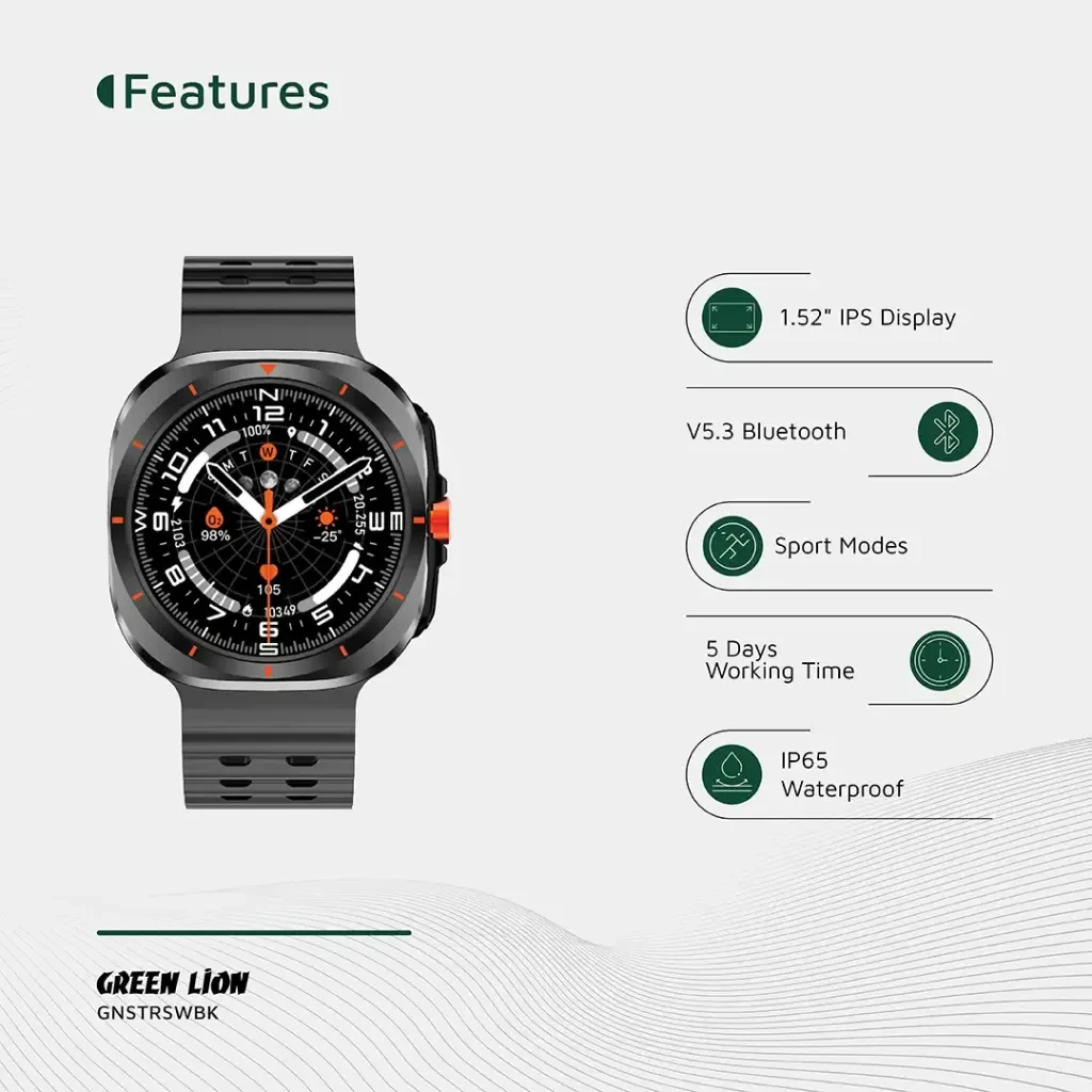 ساعت هوشمند گرین لاین Strive GL-SWA50 GNSTRSW