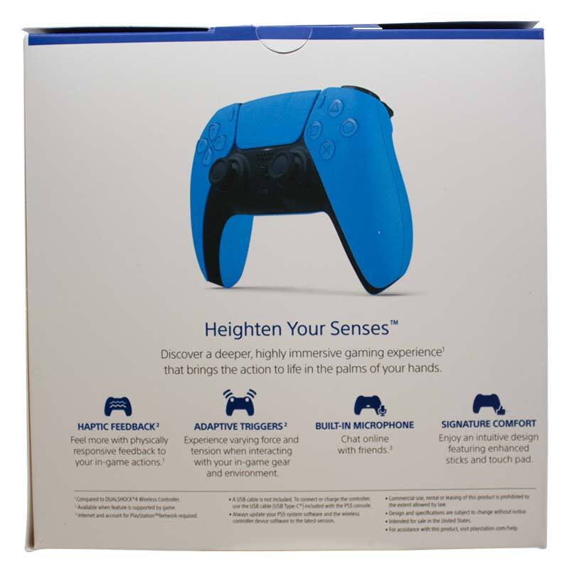 جعبه خالی دسته کنسول PS5 Starlight Blue