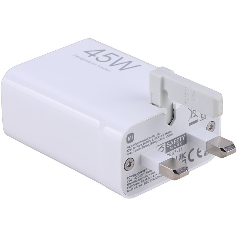 شارژر دیواری 45 وات شیائومی MDY-17-EG PD 4.1A سرجعبه + کابل تایپ سی