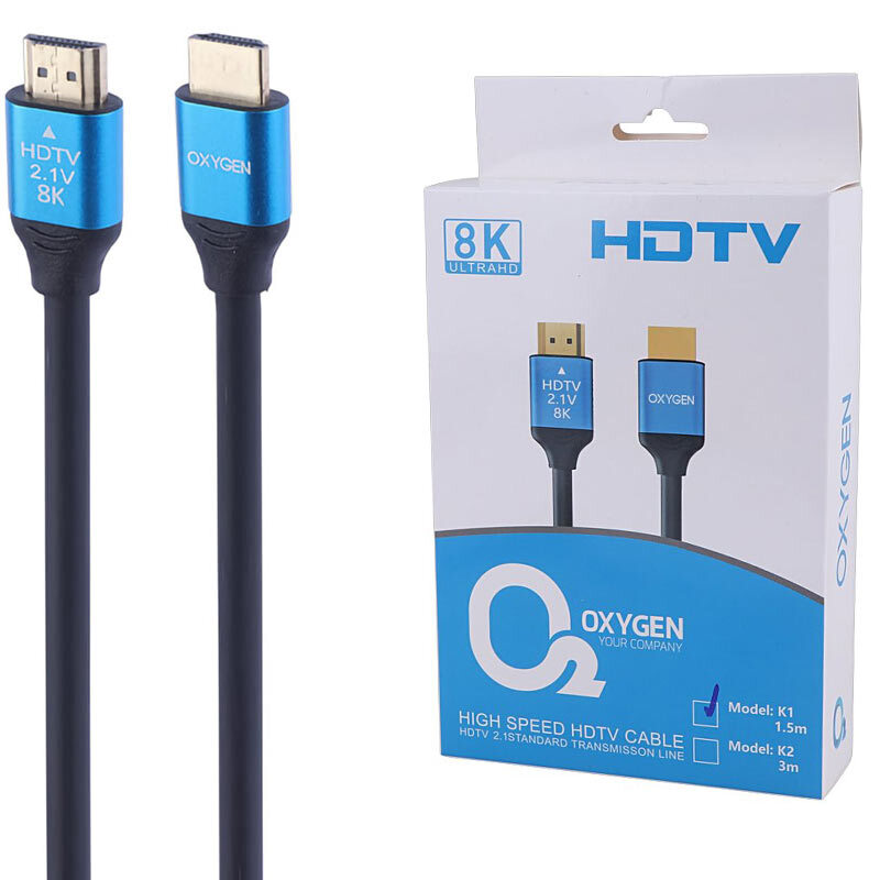 کابل HDMI 8K اکسیژن K1 طول 1.5 متر