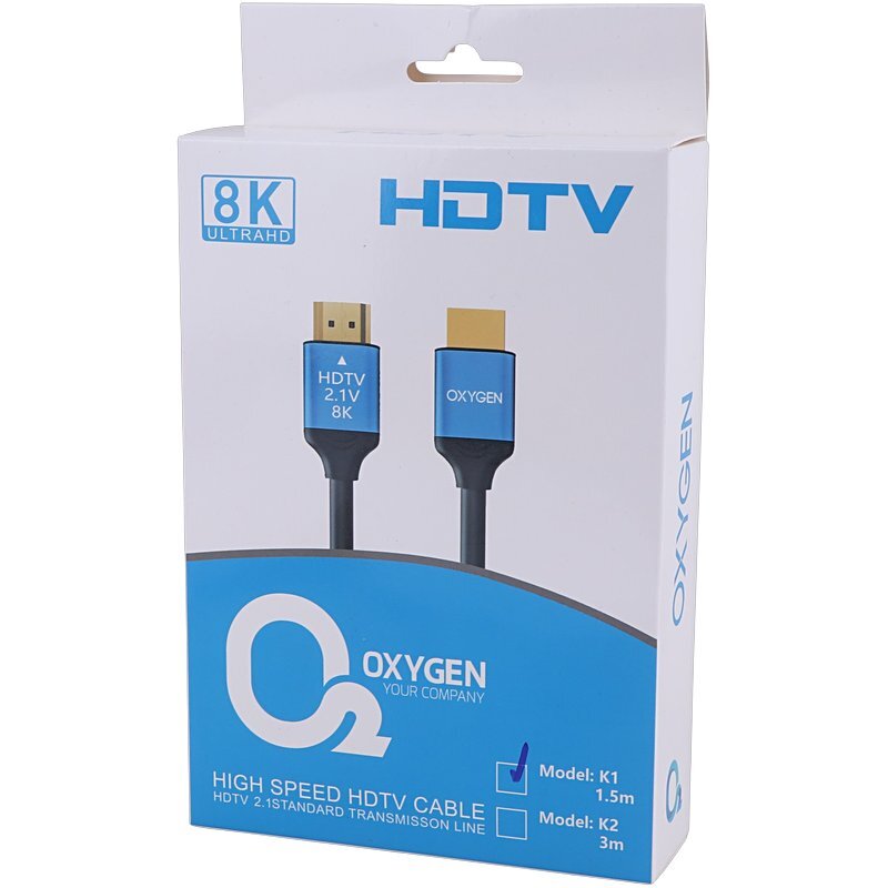 کابل HDMI 8K اکسیژن K1 طول 1.5 متر
