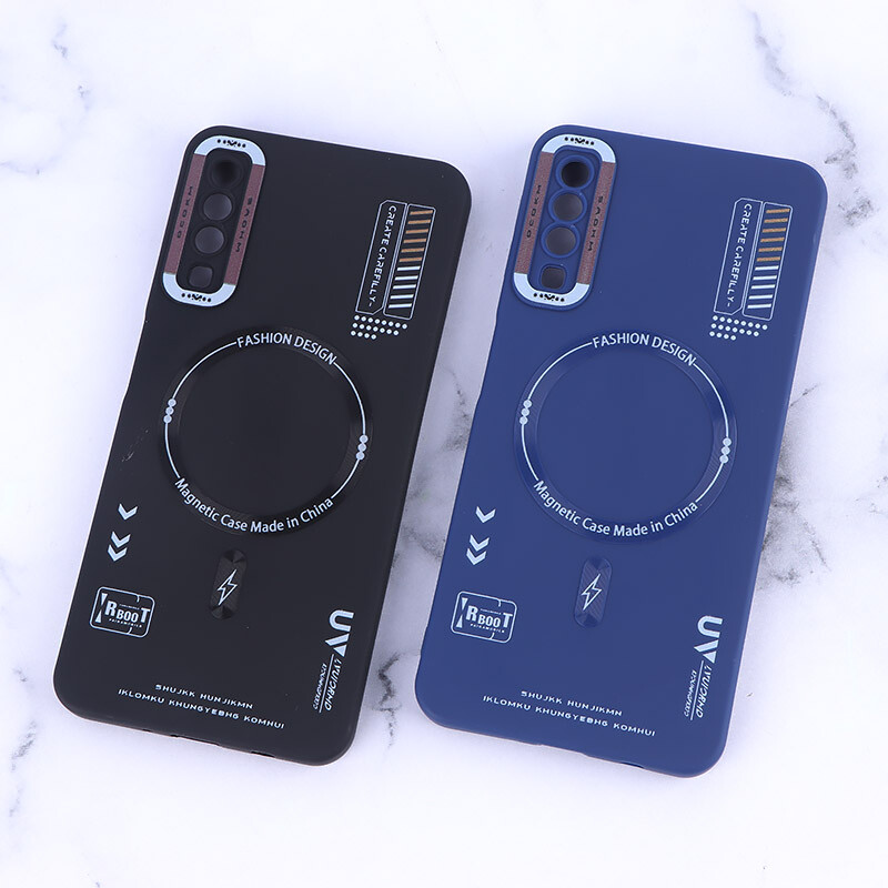 قاب ژله ای Dcokm سامسونگ Galaxy A7 2018 طرح مگ سیف محافظ لنزدار