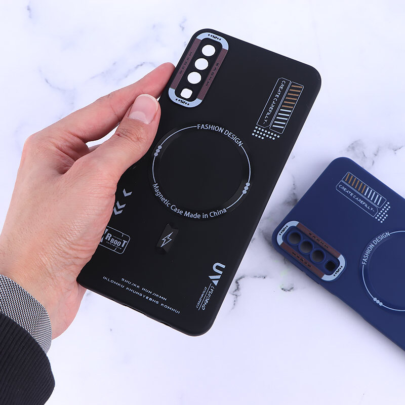 قاب ژله ای Dcokm سامسونگ Galaxy A7 2018 طرح مگ سیف محافظ لنزدار