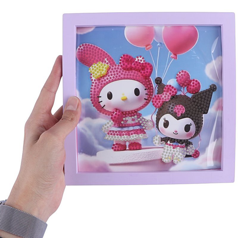 ست نقاشی الماسی کرومی و کیتی DIY FK239