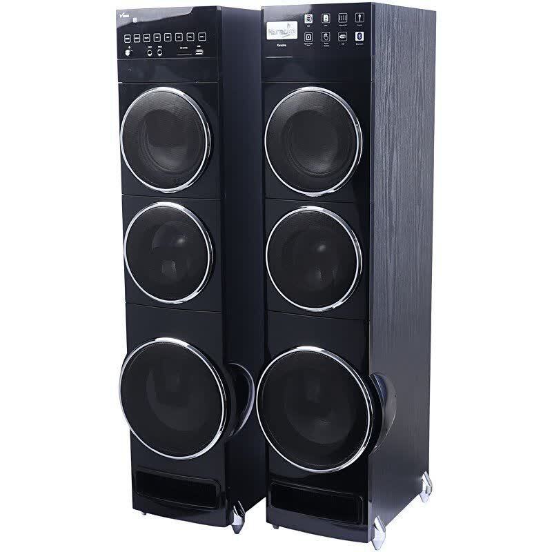 اسپیکر خانگی ایستاده Vanmaax MAX-808 + میکروفون و ریموت کنترل