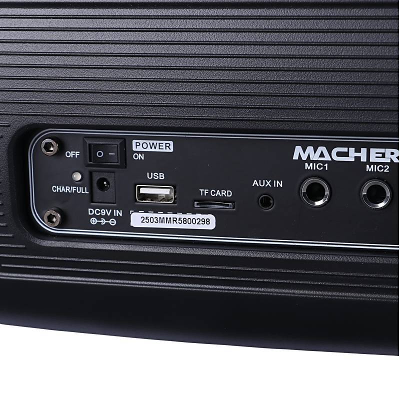 اسپیکر بلوتوثی مچر MR-580 + میکروفون و ریموت کنترل