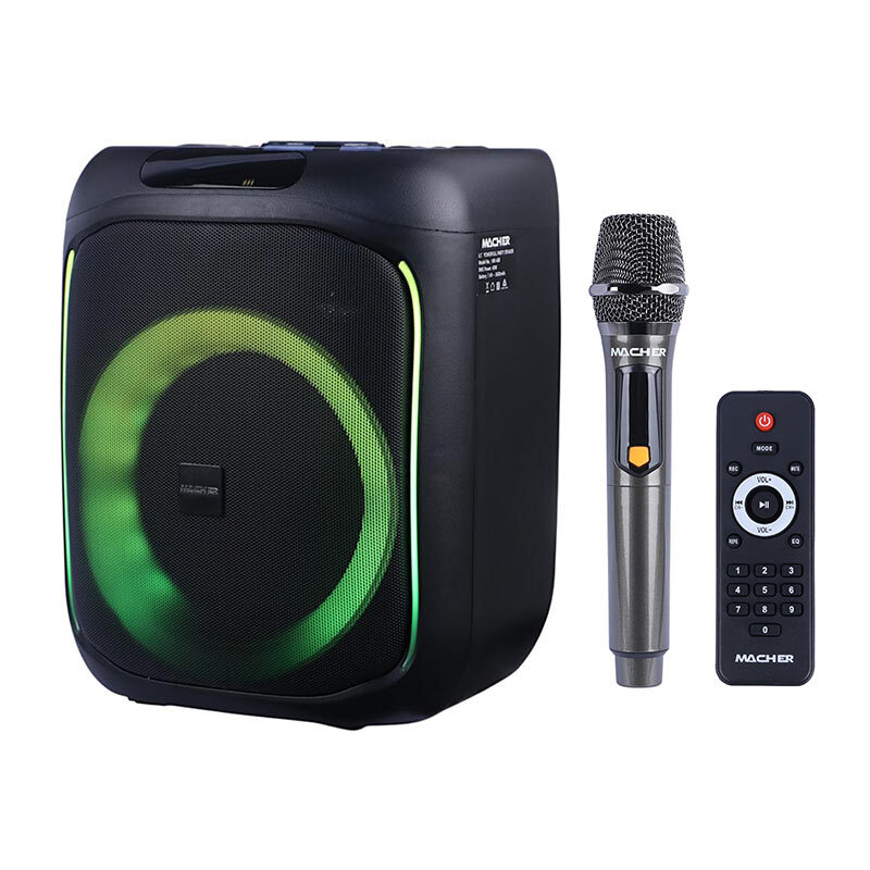 اسپیکر بلوتوثی مچر MR-680 + میکروفون و ریموت کنترل