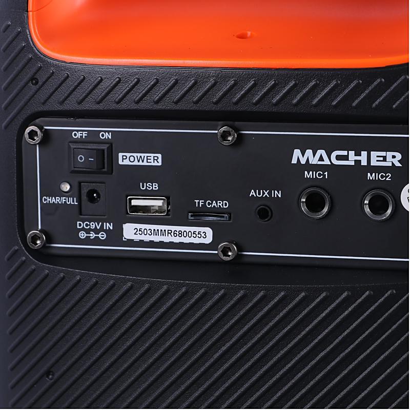 اسپیکر بلوتوثی مچر MR-680 + میکروفون و ریموت کنترل