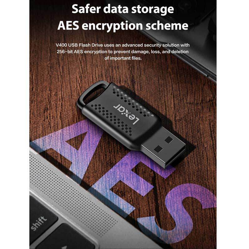 فلش 128 گیگ لکسار Lexar JumpDrive V400 USB3.2