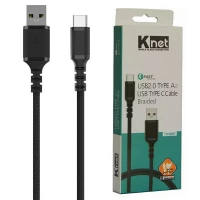 کابل تایپ سی فست شارژ کی نت K-C502 طول 1 متر