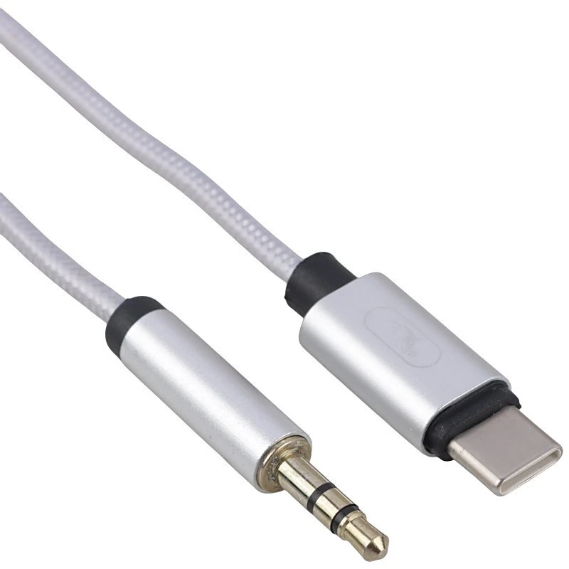 کابل تبدیل Type-C به AUX اسکای دلفین SR12 طول 1 متر