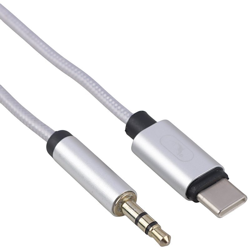 کابل تبدیل Type-C به AUX اسکای دلفین SR12 طول 1 متر