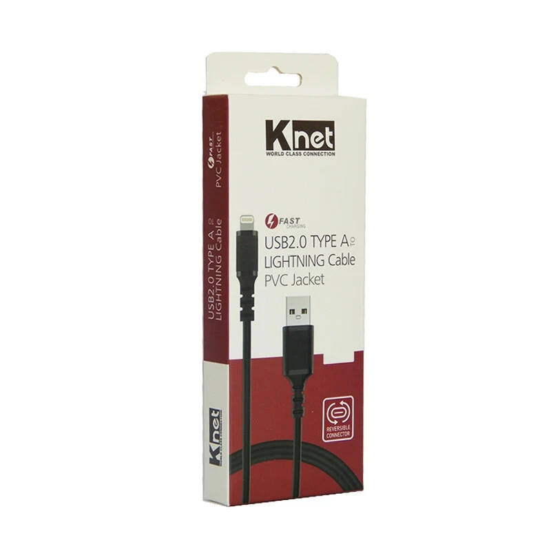 کابل لایتنینگ فست شارژ کی نت K-C531 طول 1.2 متر