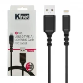 کابل لایتنینگ فست شارژ کی نت K-C532 طول 2 متر