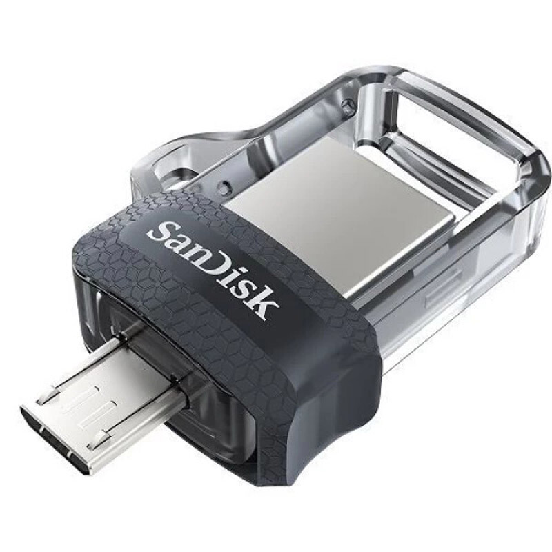 فلش 32 گیگ سن دیسک SanDisk Ultra Dual Drive M3.0 OTG MicroUSB USB3.2