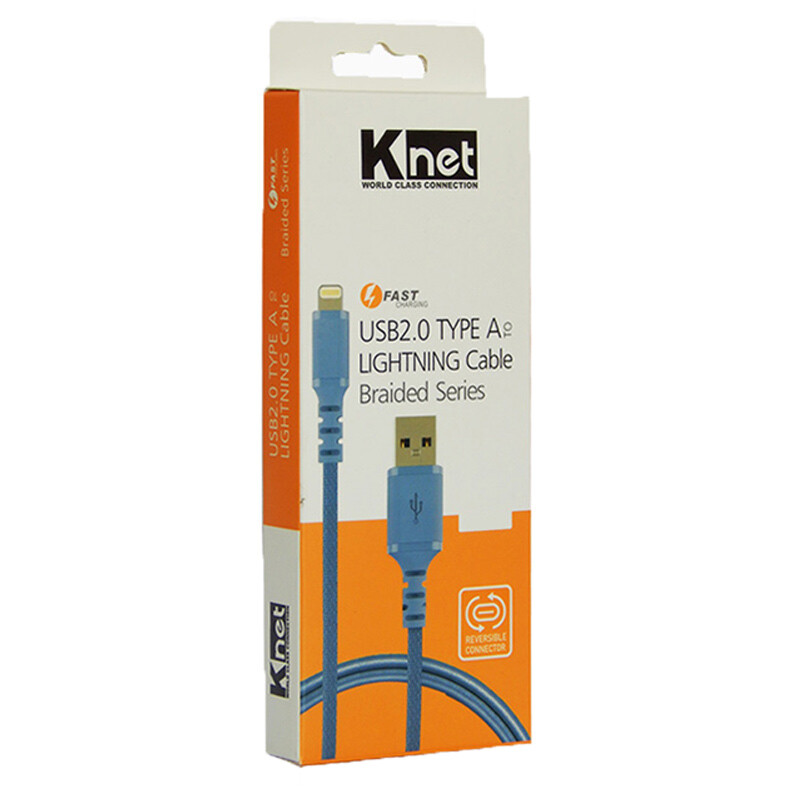 کابل لایتنینگ فست شارژ کی نت K-C534 طول 1.2 متر