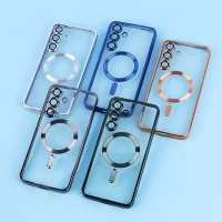 قاب ژله ای مگ سیف سامسونگ Galaxy S25 FE محافظ لنزدار