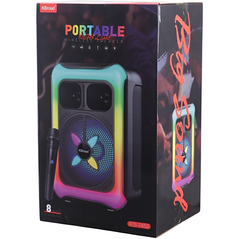 اسپیکر بلوتوثی کی برود KTS-2452 + میکروفون