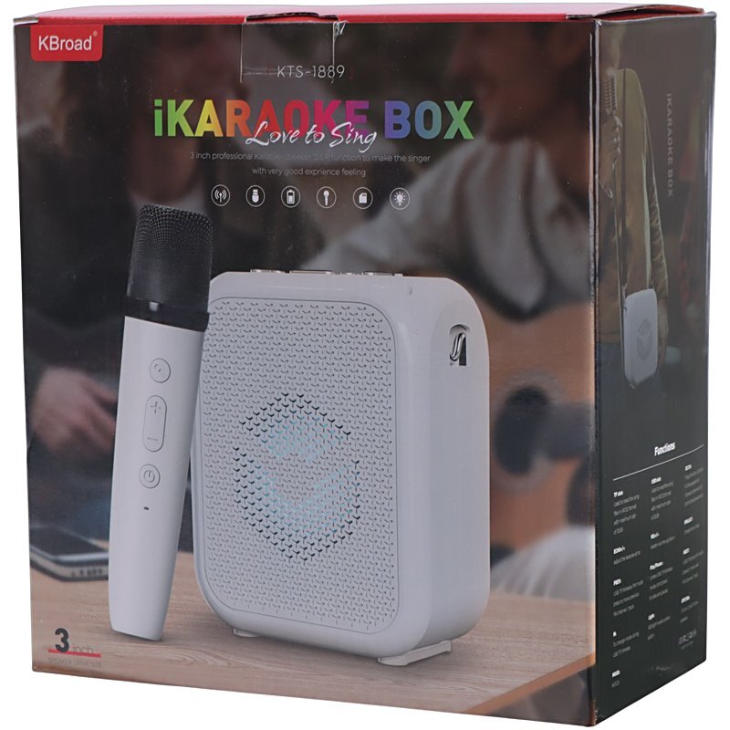 اسپیکر بلوتوثی کی برود KTS-1889 + میکروفون