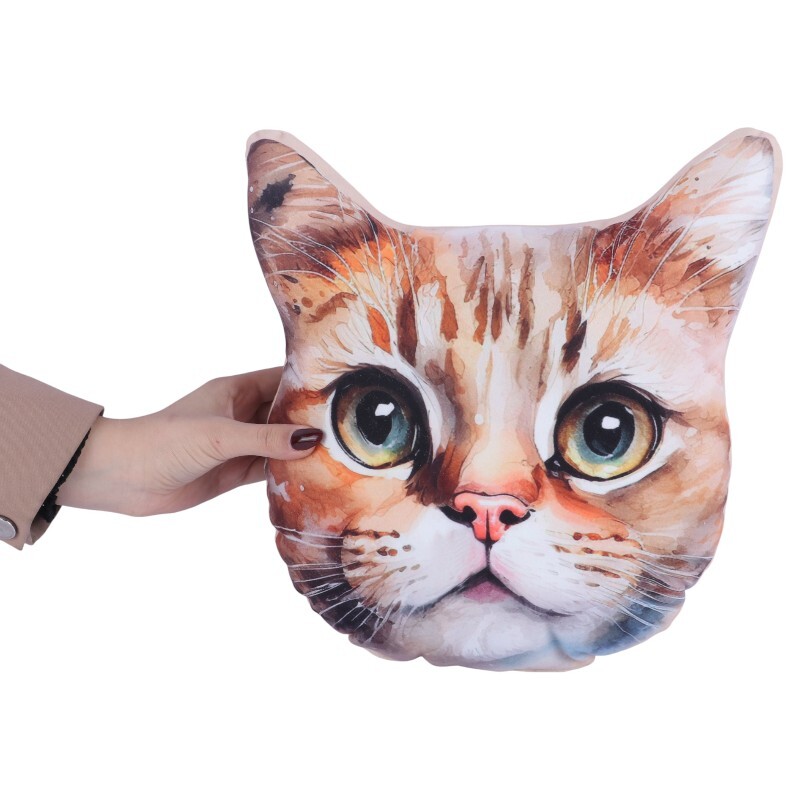 کوسن 3D طرح گربه